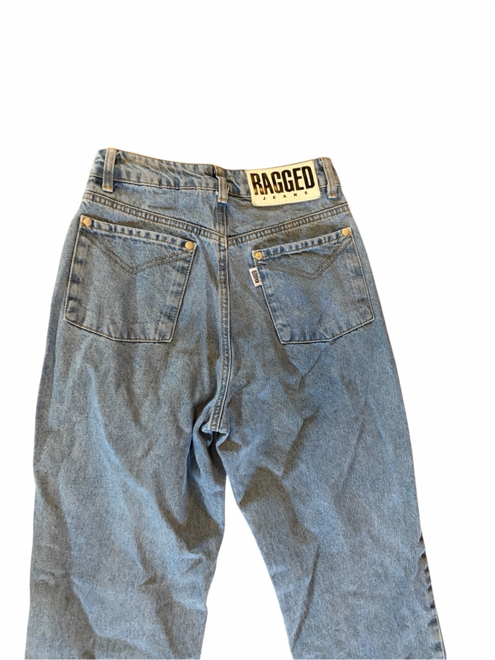 RAGGED JEANS Light Wash High Rise Straight Leg - Picture 5 of 9